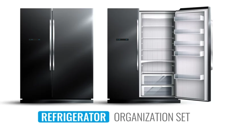 side by side refrigerators